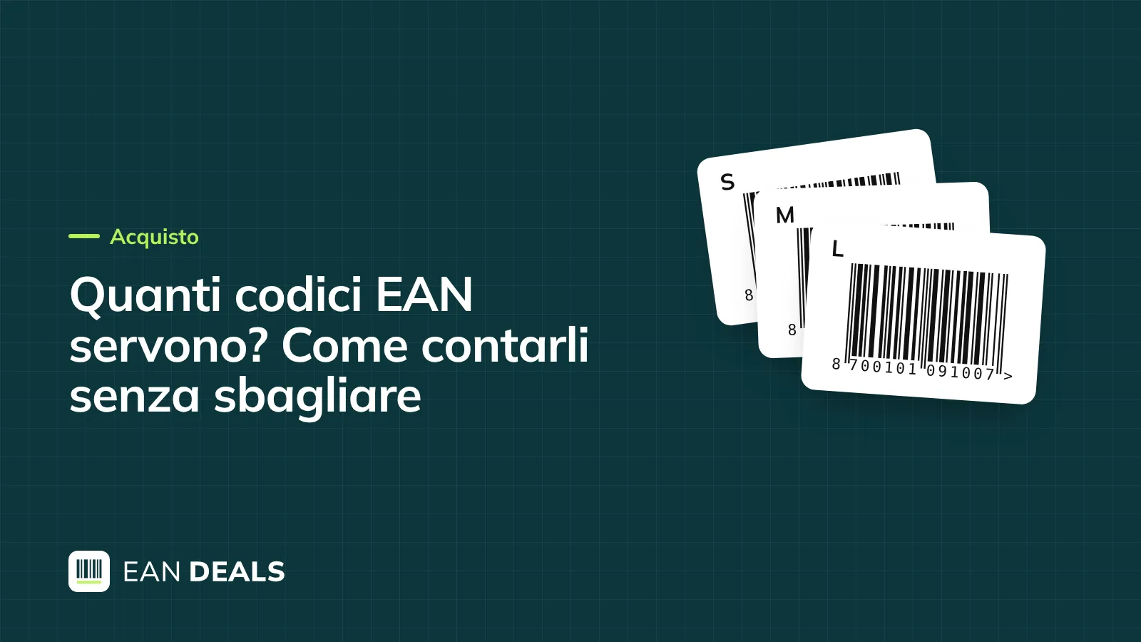 Pile di scatole di formati diversi, ognuna con il proprio codice a barre
